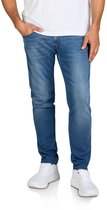 Replay Heren Jeans Broeken Anbass slim Fit Blauw Volwassenen Denim Jeansbroek Spijkerbroek heren