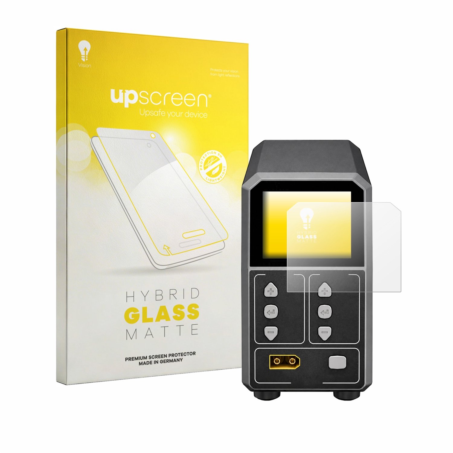 upscreen - Screenprotector voor SkyRc eFuel PSU2000 - Folie Beschermfolie Beschermglas matte