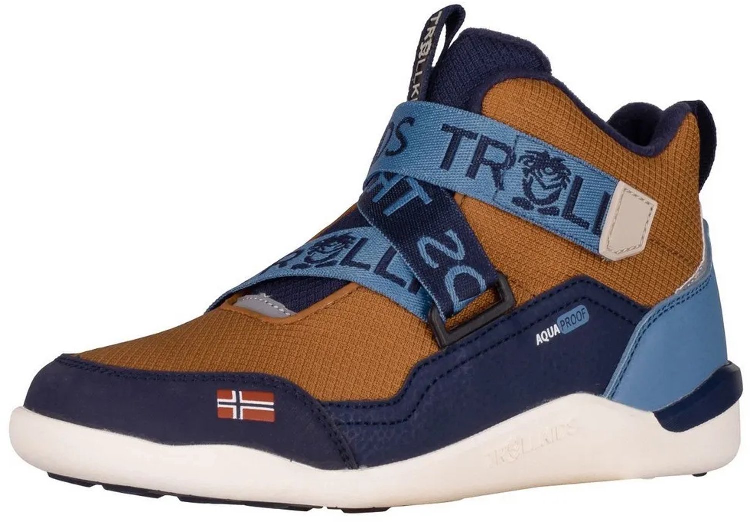 Trollkids Nordfjord Barefoot Wandelschoenen Kinderen Marineblauw