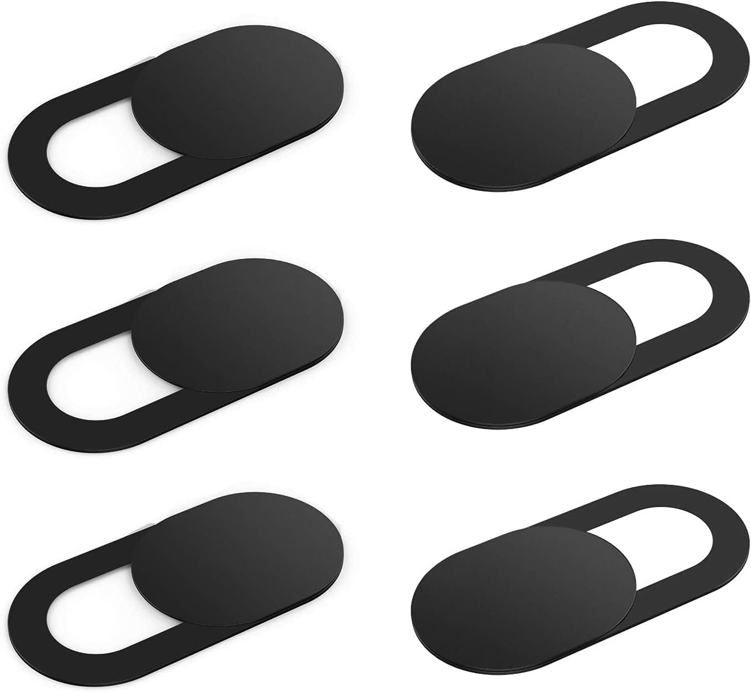 (6 stuks) – Ultradunne webcamafdekking – aanpasbaar voor iPad, laptops, Macbook Pro, Mac, Macbook Air, iMac, Dell, Lenovo, HP enz. Beschermt je privacy.