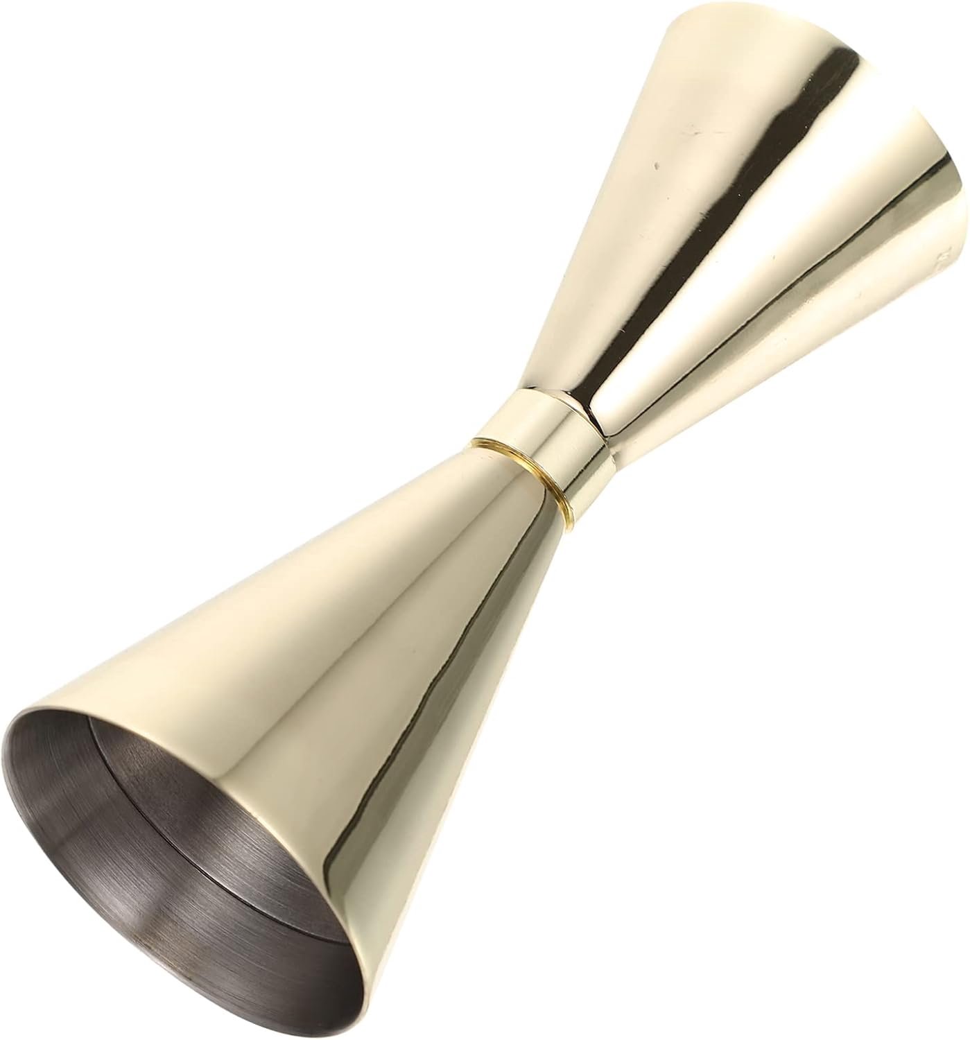 Cocktail Jigger Bar Meetbeker 30 Ml/ 45 Ml Roestvrijstalen Stalen Jigger Kegel Vorm Drink Wijn Meetbeker Accessoires Gereedschap Goud