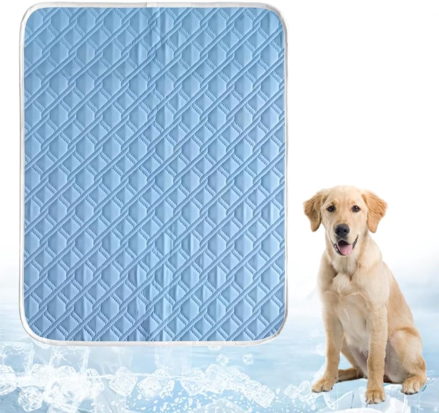 Koelmat voor honden, zelfkoelende hondenmat, zomerkoelkussen voor katten, huisdieren, wasbare koeldeken voor transportbox, kennel, auto, bank en vloer