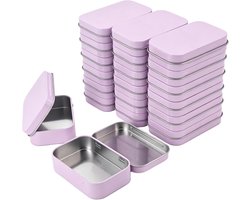 Metalen scharnierende blikken, roze, 20 stuks, 95 x 62