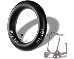 80/65-6 255x80 10x3 Universele versterkte binnenband met 45° klep voor Zero 10x/Poulet Pro/Kugoo M4/Dualtron Victor/Kaabo Mantis 10 elektrische scooter Go Kart ATV Quad Speedway