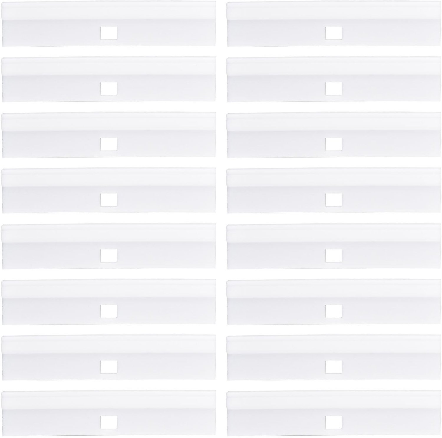 Reparatieset voor Verticale Jaloezieën, 24 Stuks Witte Plastic Vane Savers