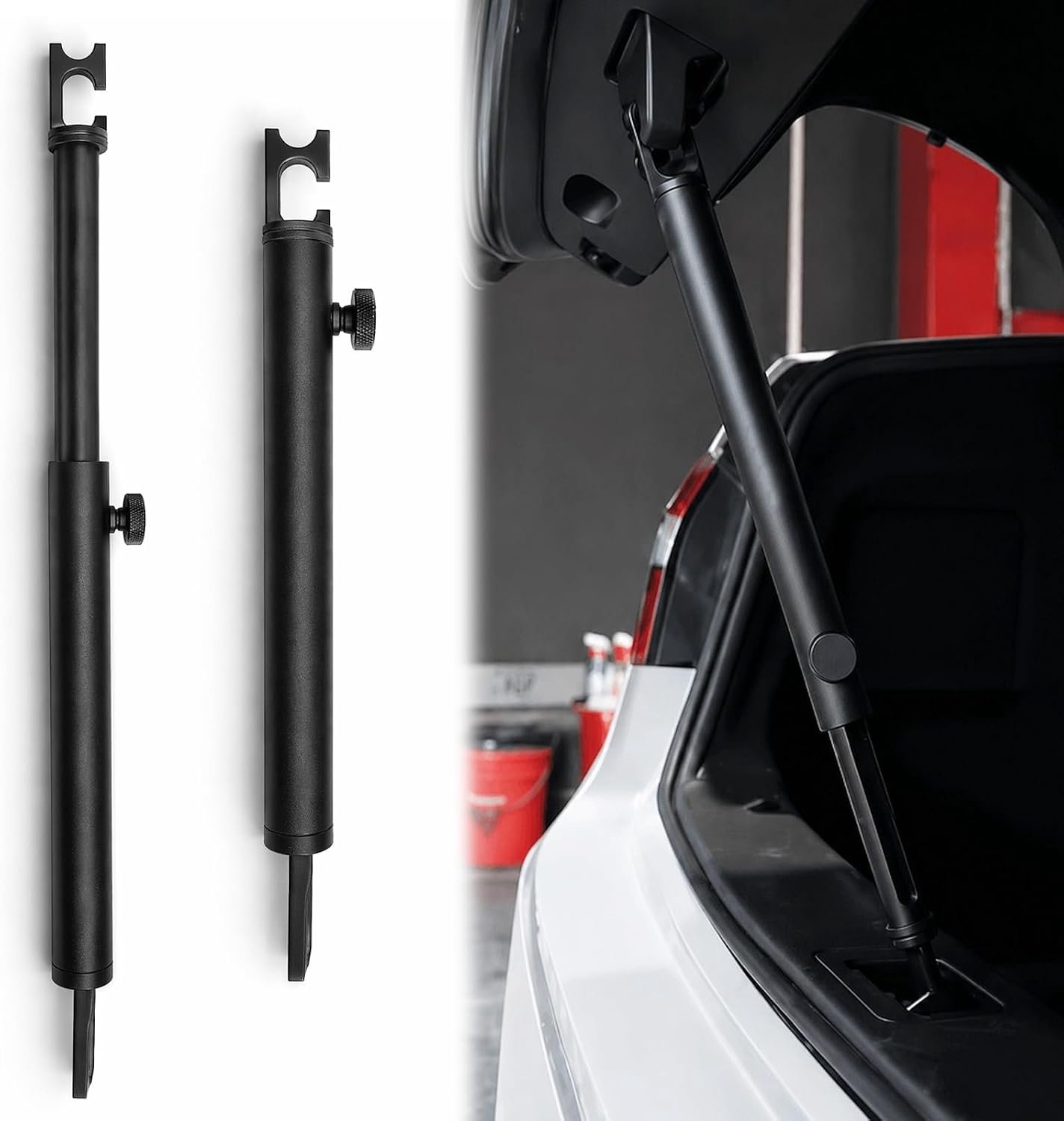 Verstelbare achterklepstandaard, deursteunstang van hoogwaardige aluminiumlegering, veilige steunstang voor auto, camper, achterklep voor optimale ventilatie
