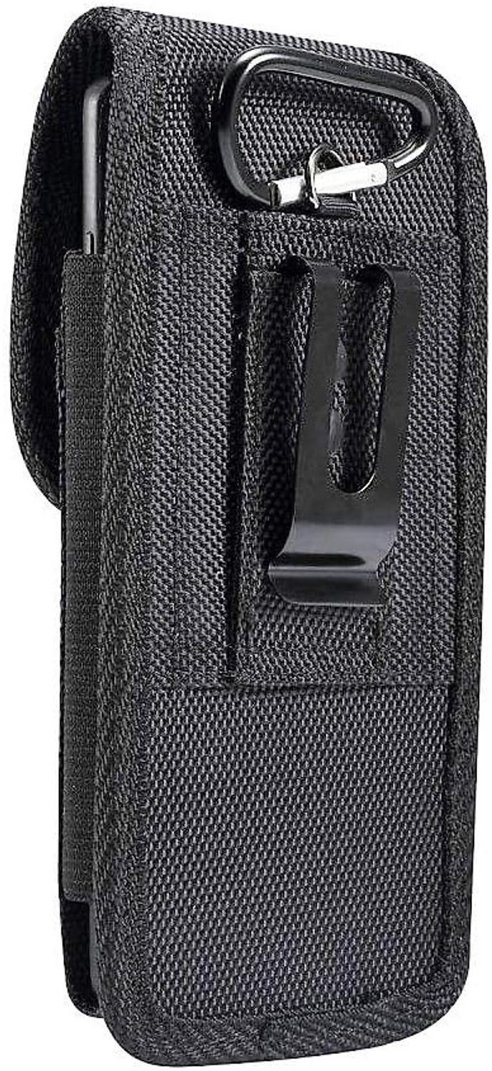 Case Cover Nylon met Metalen Clip Business voor Acer Liquid Zest - Zwart