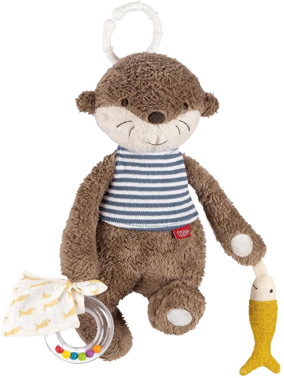 Fehn Activiteiten Otter Theo - Baby Speelgoed voor Ontwikkeling & Plezier
