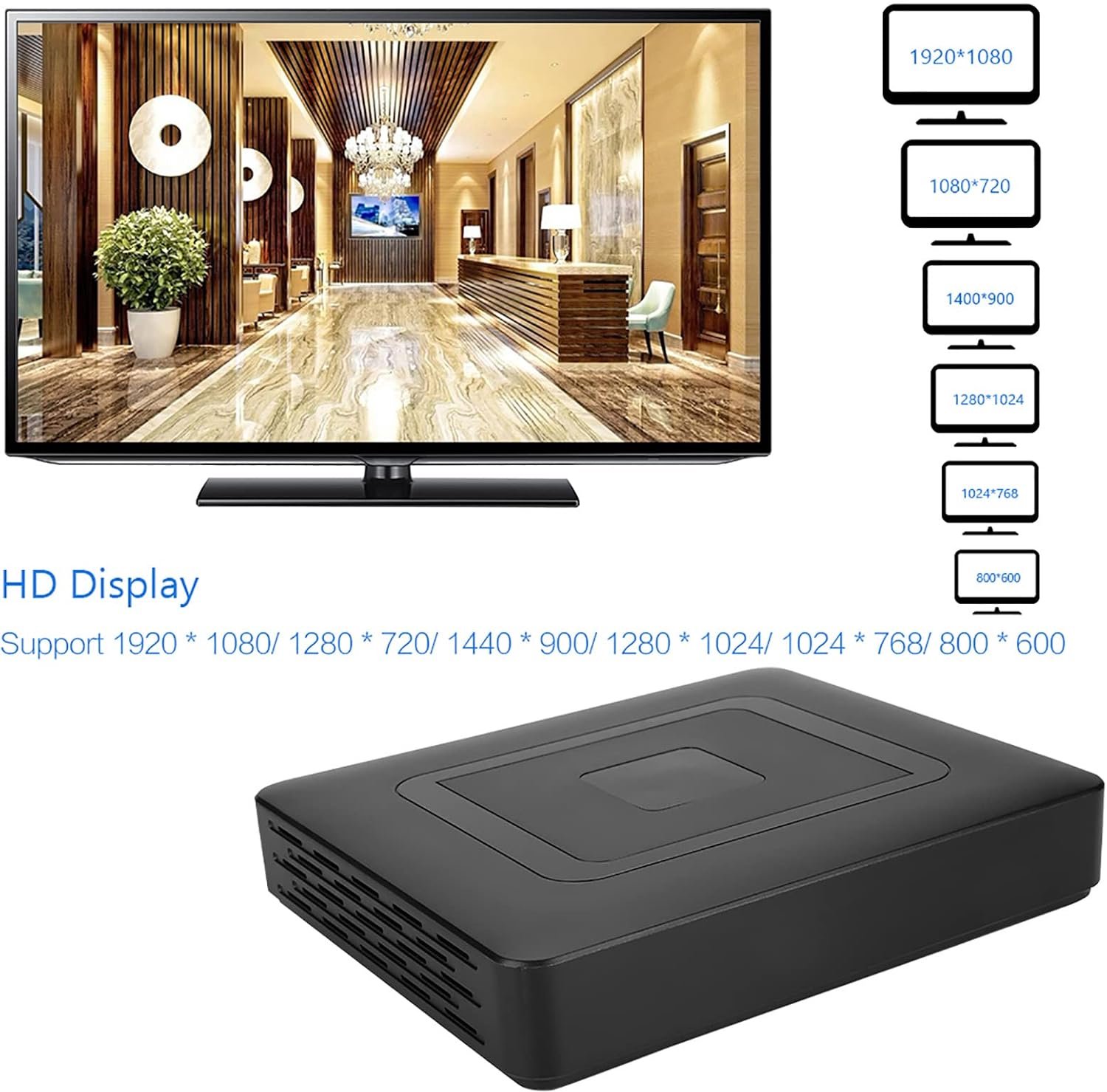 4-kanaals 4CH CCTV beveiliging AHD CVI/TVI/DVr NVR 5-in-1 real-time videorecorder 100-240V (Europese norm 100-240V)