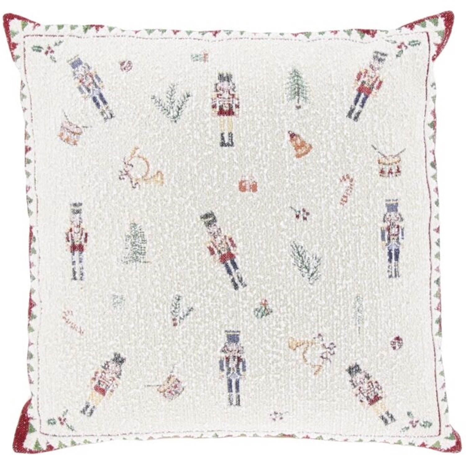 Unique Living Sierkussen Winter - dessin 4 - 45x45cm Multikleur