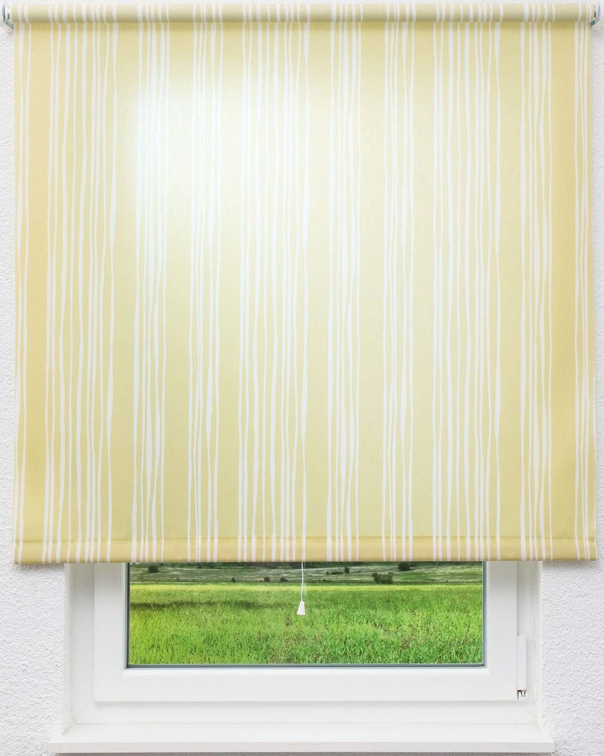 Sunlines Decor Rolgordijn met Verticale Strepen Groen, 62x180 cm