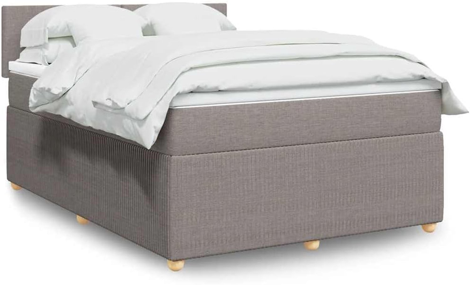 Pocketvering boxspring Taupe 140x200