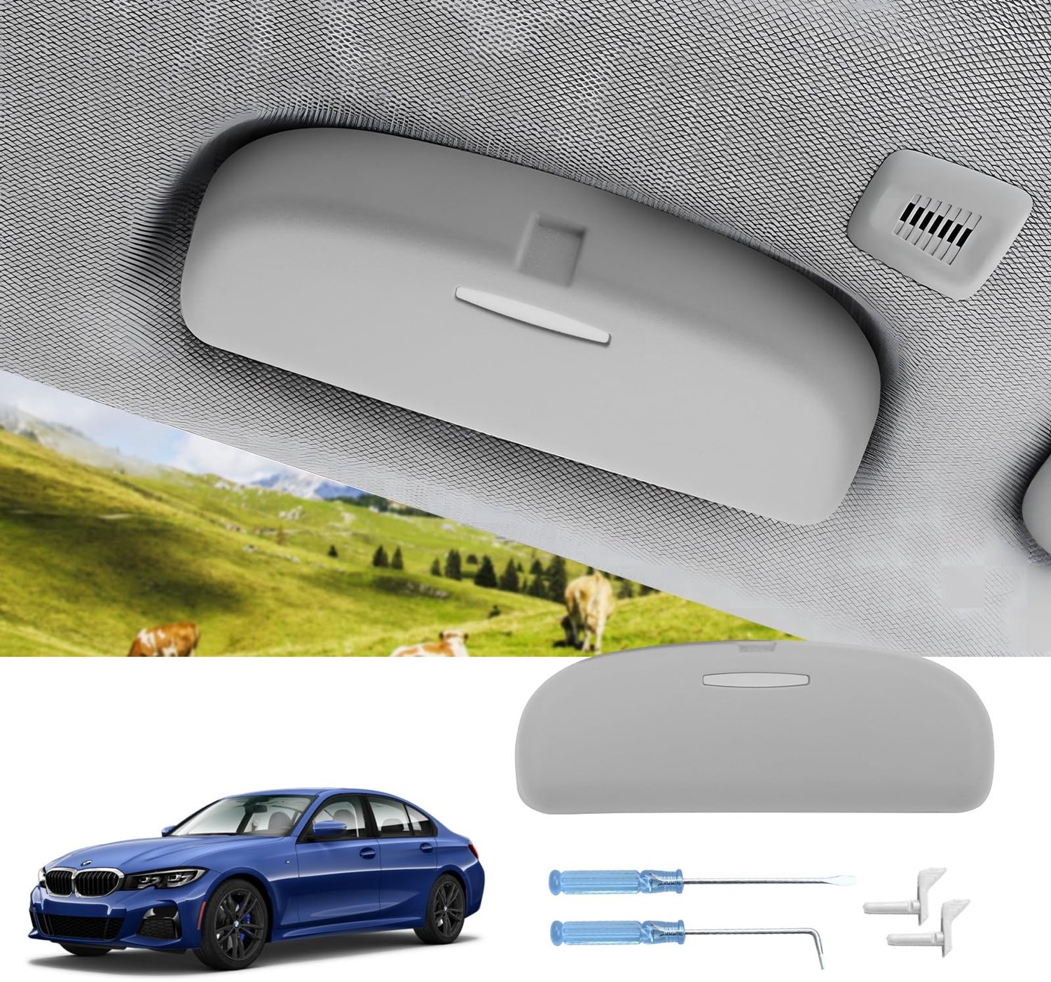 Universele Zonnebrilhouder voor BMW Auto's