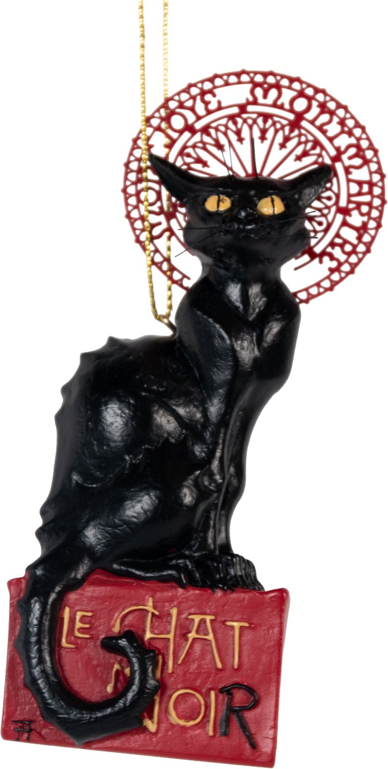 Chat Noir ornament, Théophile-Alexandre Steinlen