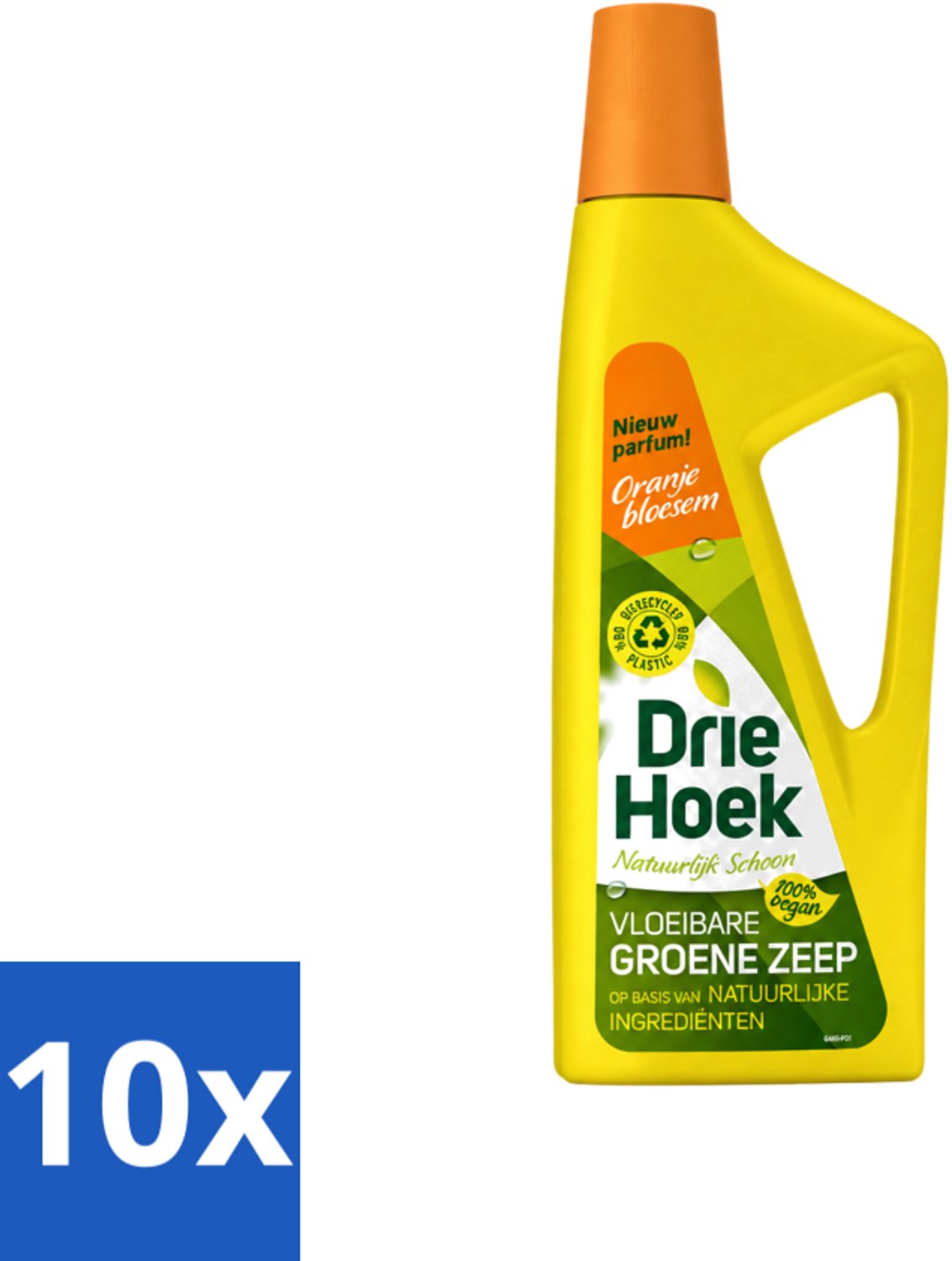 10 x Driehoek – Vloeibare Zeep – Oranjebloesem – 725 ml - Voordeelverpakking - 10 stuks