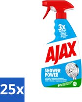 25 x Ajax – Spray – Shower Power – 750 ml - Voordeelverpakking - 25 stuks