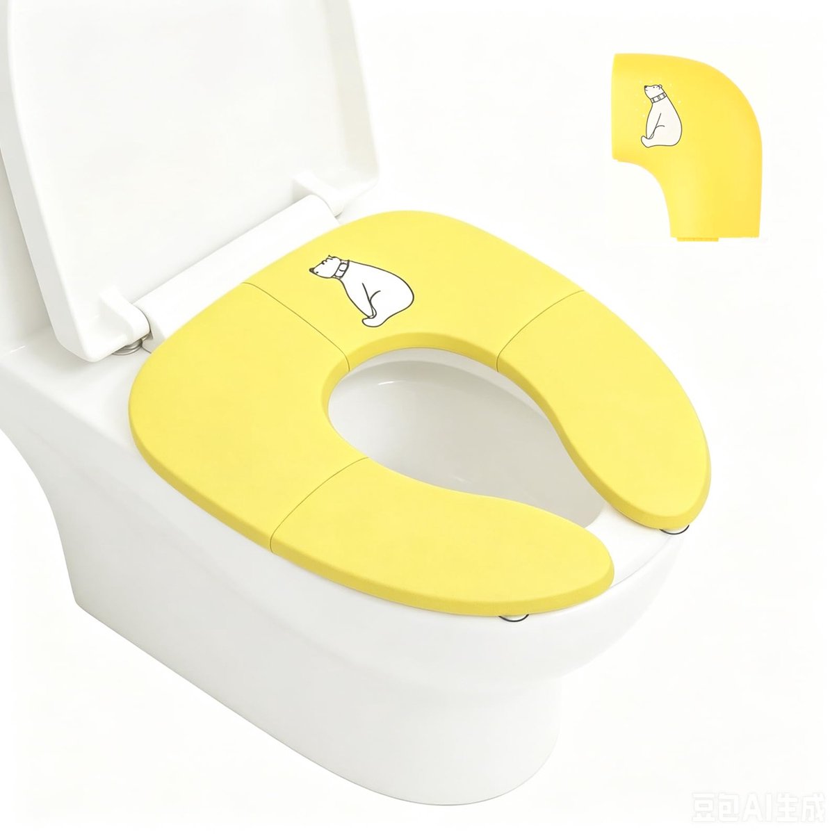 Opvouwbare Toiletverkleiner voor Kinderen - Reis-WC-Bril - Compact en Lichtgewicht - Ideaal voor Op Reis - ShopVlot