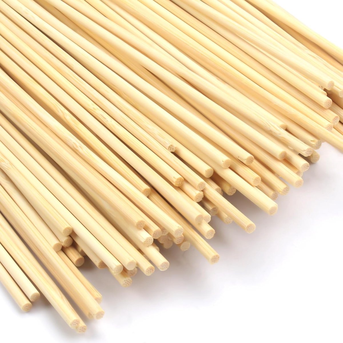 Houten stokjes, 150 stuks, ronde houten stokjes, 300 mm x 3 mm,