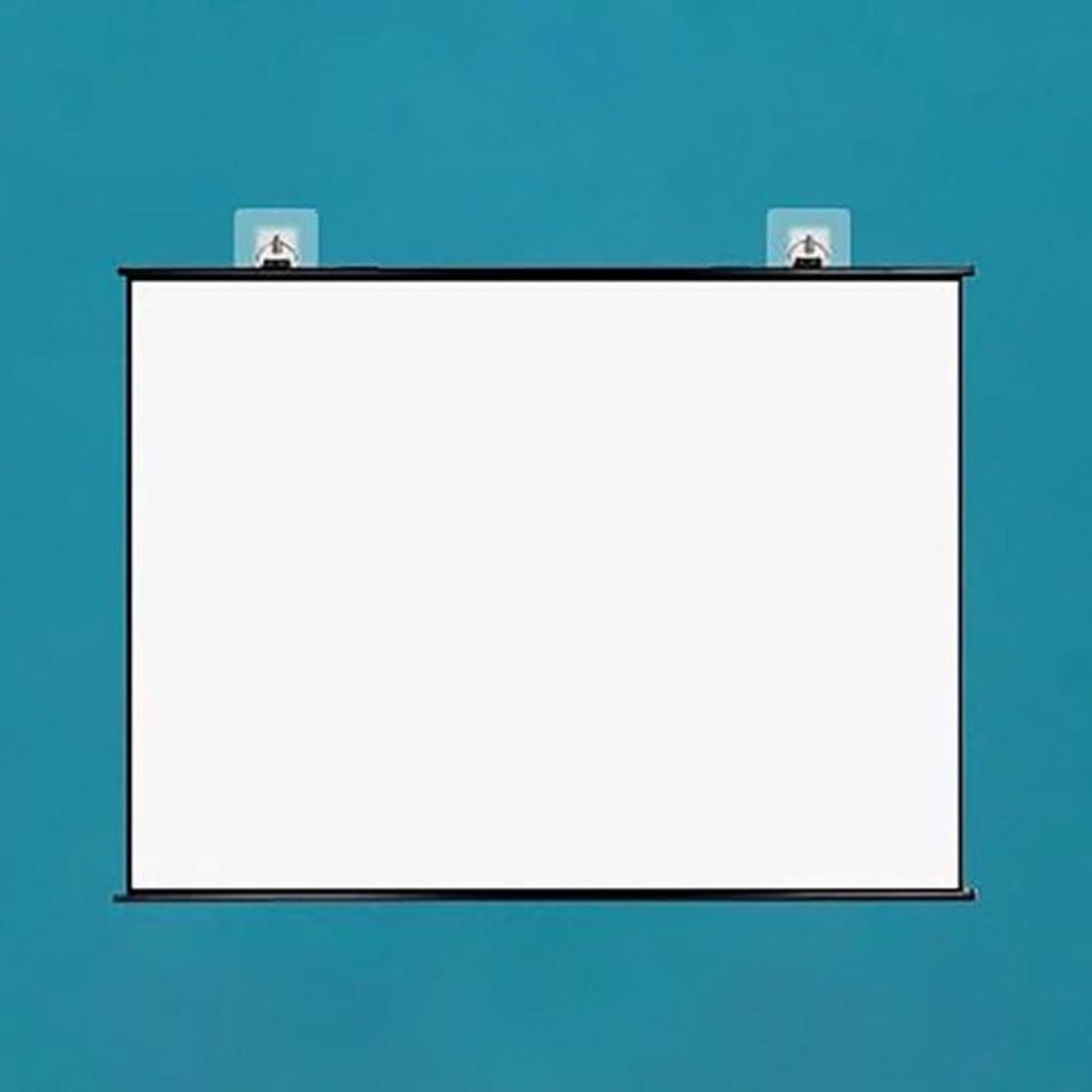 Projectiescherm - Scherm Rolbaar - Thuisbioscoop Presentatie - Mat Wit Glasvezel - 72 inch - Wit