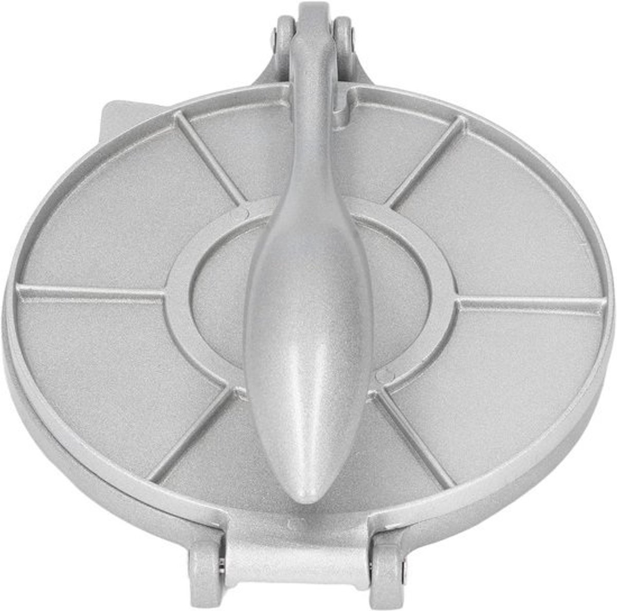 Omabeta Aluminium Tortillapers Duurzame Roestbestendige 7,7 Inch Quesadilla Maker voor Thuispastawinkels, Zilver