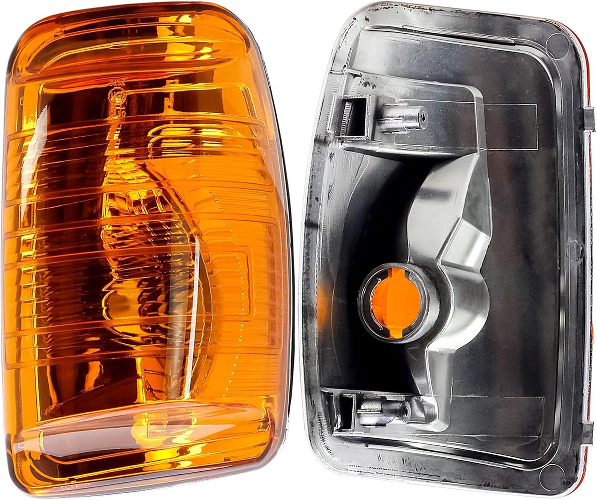 rechts, passagierszijde, buitenspiegel, knipperlicht, draaien met barnsteenlens, knipperlicht, zijknipperlicht, compatibel met Ford Transit V363 2014-2025