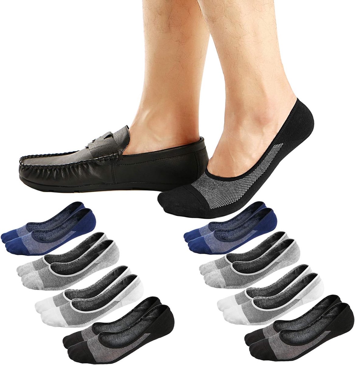 Sokken Onzichtbare Liner Loafers Sneakers Sokken Antislip