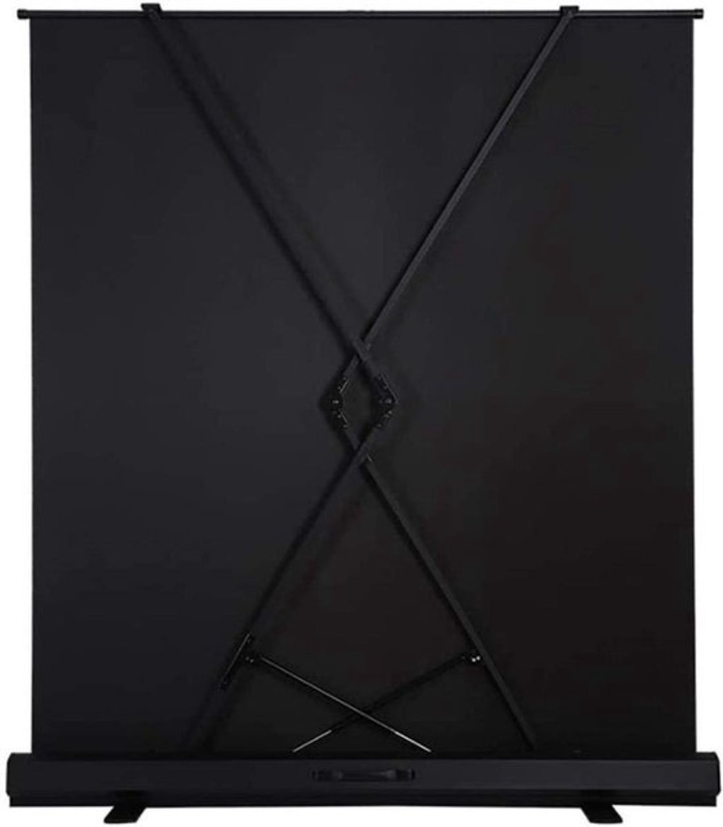 Draagbaar projectiescherm - Projectiedoek - Home cinema - Handmatig oprolbaar - 72 inch - Mat wit