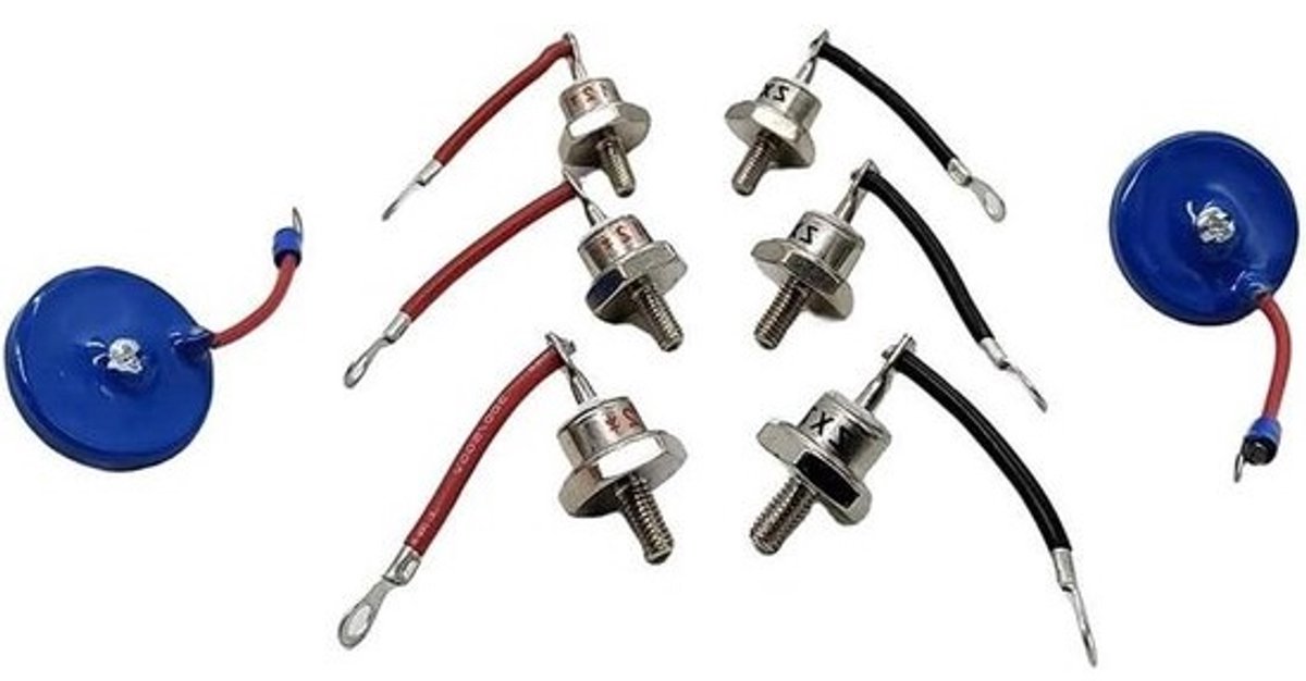 Generator Gelijkrichter - Diode Kit - Generator Onderhoud - Met 2 Varistoren - 70A - Niet gespecificeerd
