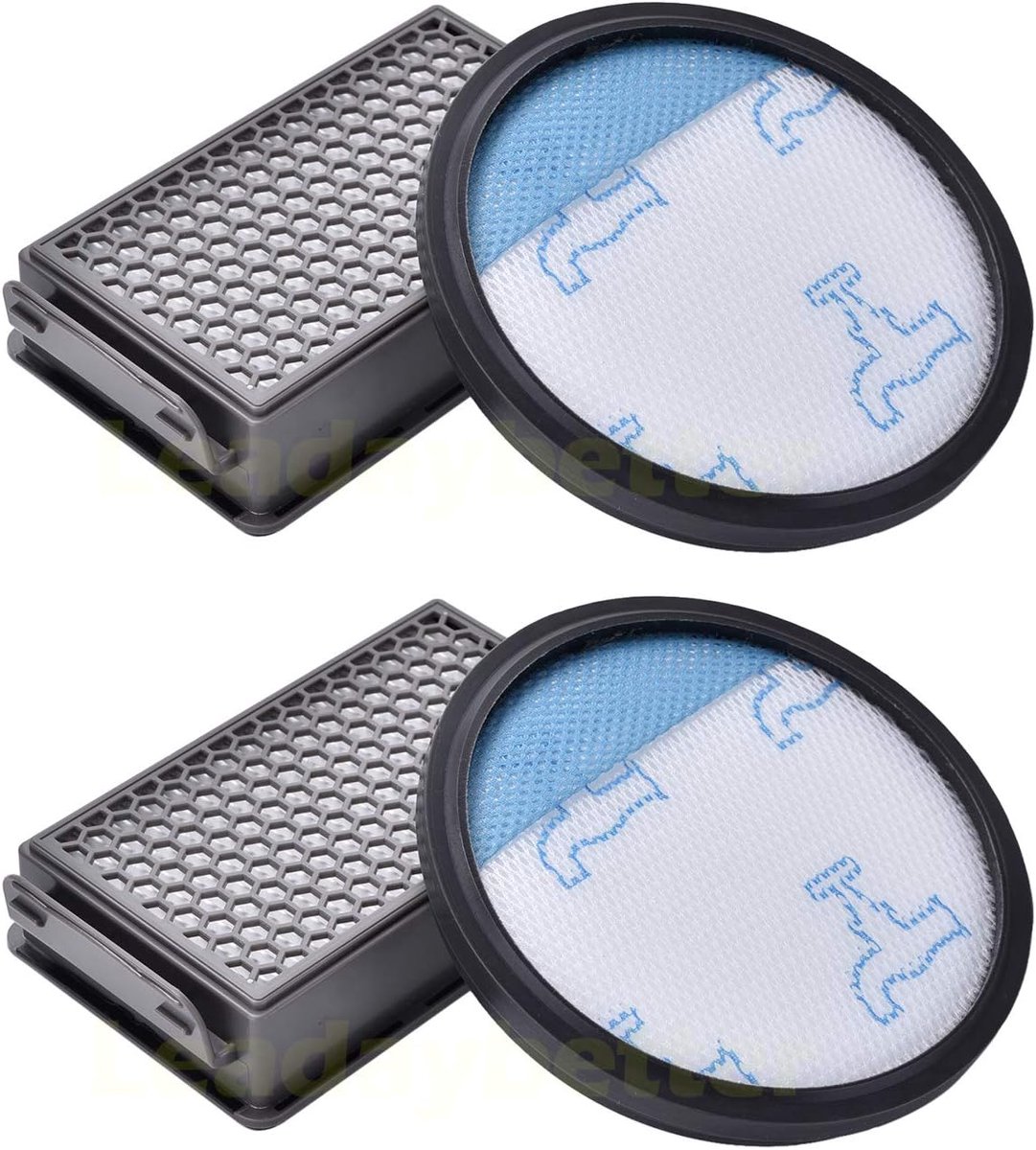 2 filters voor Rowenta Compact Power Silence Force Cyclonic-stofzuiger