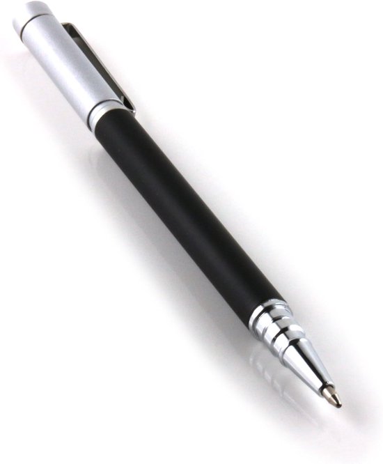 Stylus Pen voor Smartphone/Phablet/Tablet Stylus en Balpen Touch Pen - zwart/zilver — afbeelding 5