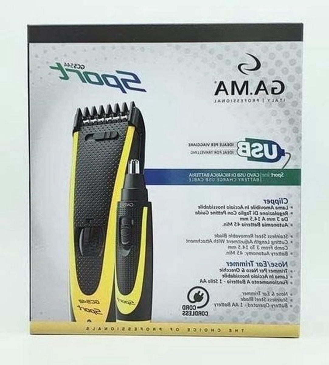 Grooming Set - Neus Oor Trimmer - Persoonlijke Verzorging - Dubbele Snijkoppen - Compact Formaat - Zwart