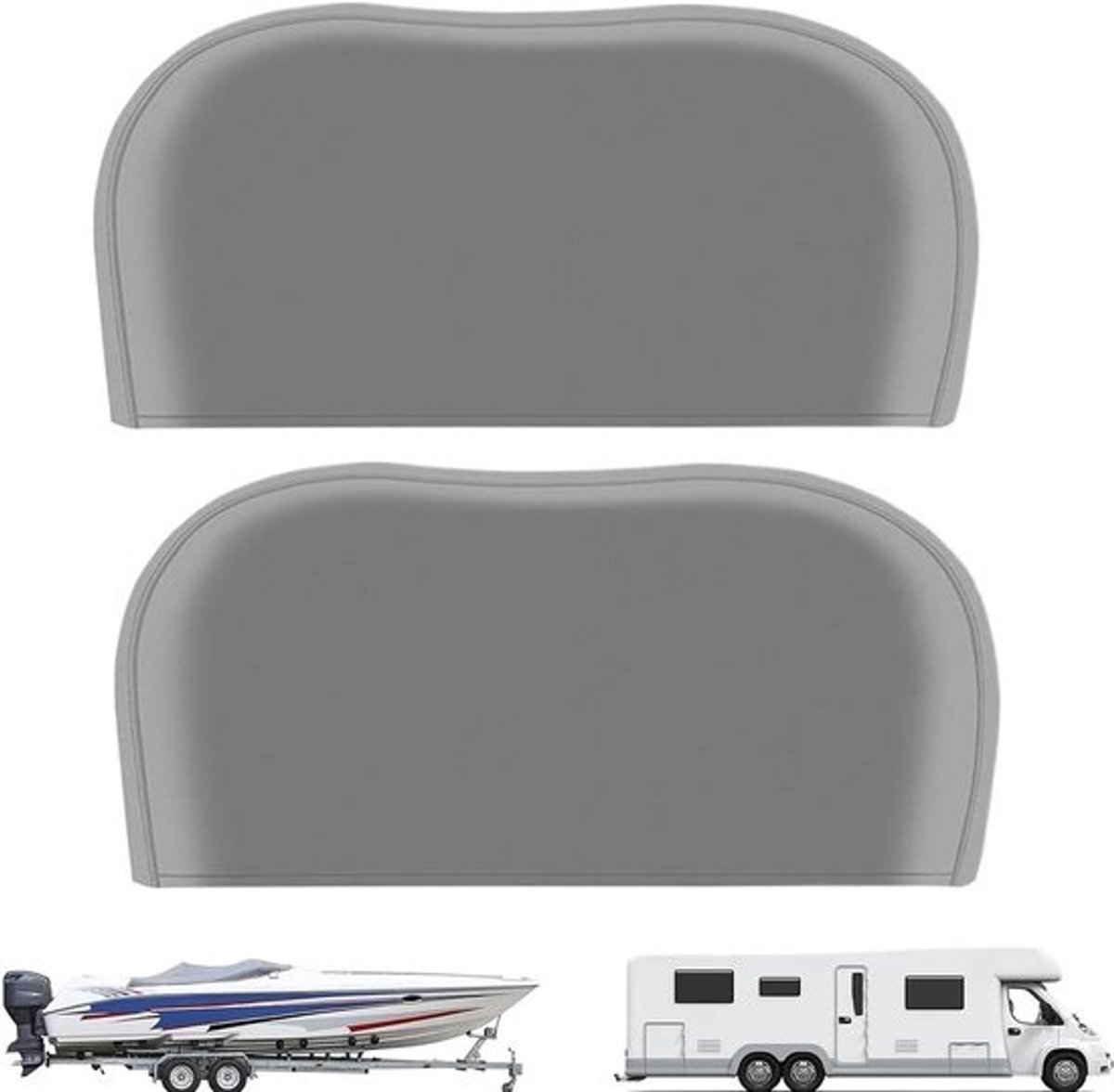 Wielafdekkingen Caravan - Velgbescherming - Banden Beschermen - Waterdicht Oxford Materiaal - 66-76 cm - Meerkleurig