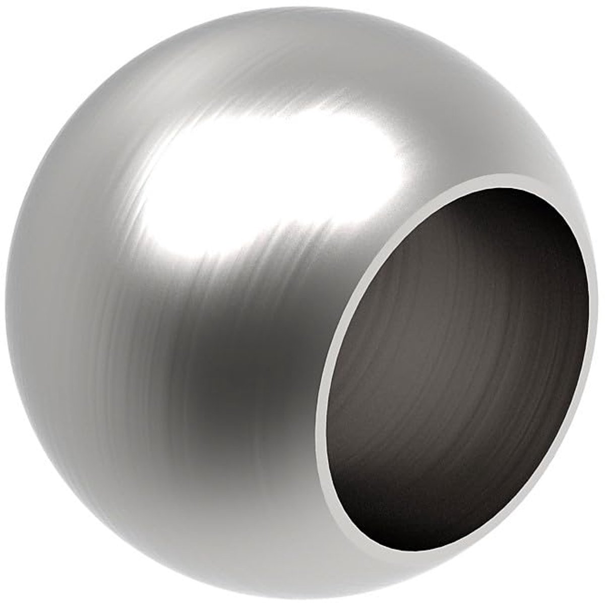 roestvrij staal V2A bal ∅ 20 mm buisstop buis 12 mm afsluiting set van 4