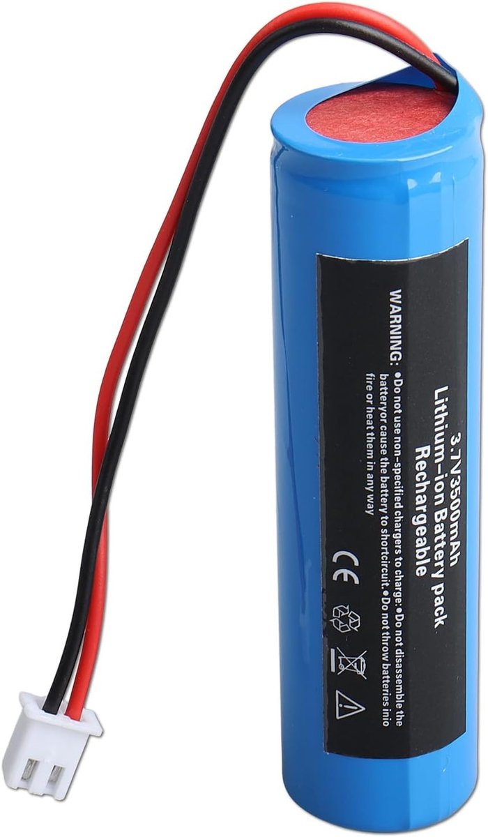Oplaadbare Lithium Ion Batterij 3.7V 3500mAh voor DIY Elektronica, Stemversterker en Speelgoed