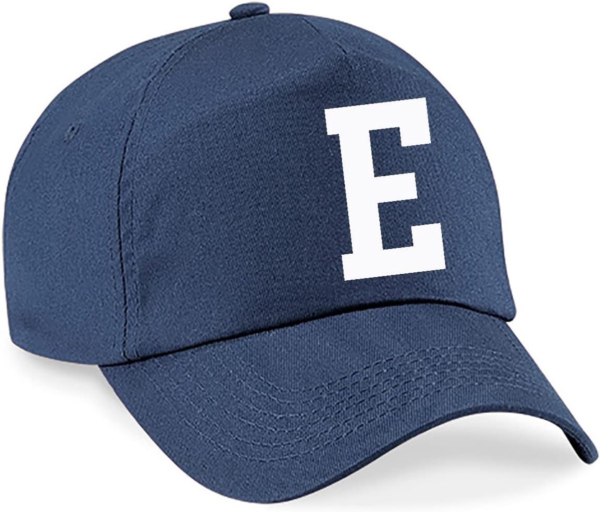 4sold Nieuwe Cap Alfabet A-Z Childrens Navy Katoen A-Z Zomer Zonnehoed UV-bescherming Kinderen School Kids Caps Hoed Sport Boy Unisex Verstelbare Baseball Vakantie School - I