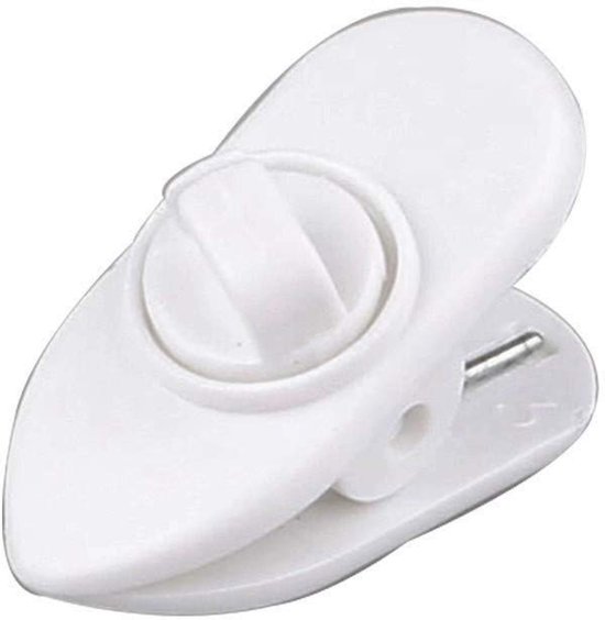 40 Stks Clips voor Oortelefoon Draad 360 Graden Draaien Witte Oortelefoon Kabel Shirt Kleding Clip voor Bevestiging Hoofdtelefoon Draad (2.4cm) — afbeelding 2