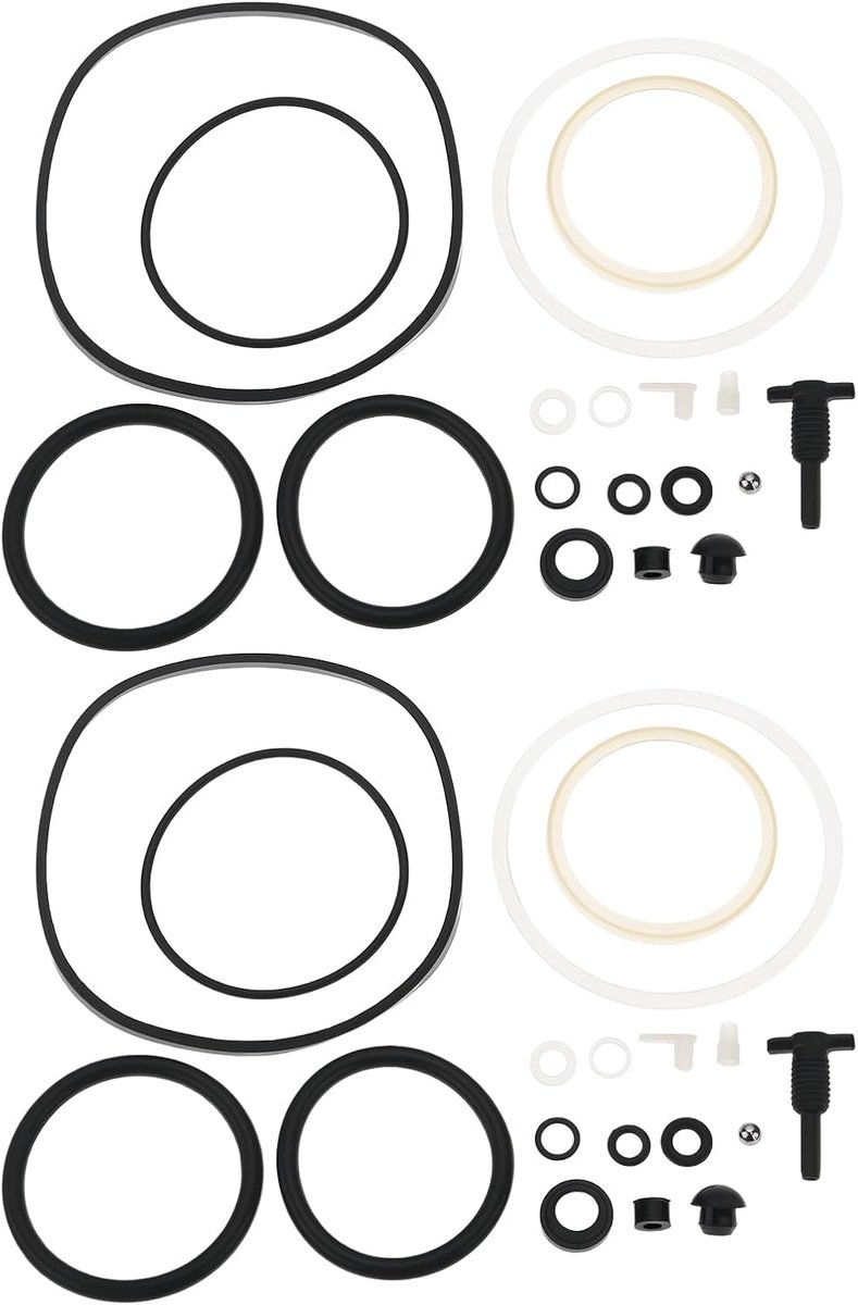 Dailygoods- Reparatiekit 2 Set - 36 Accessoires - Geschikt voor 20 Ton Jacks - Rubber - Eenvoudig te installeren - Hoge betrouwbaarheid - Jackreparati