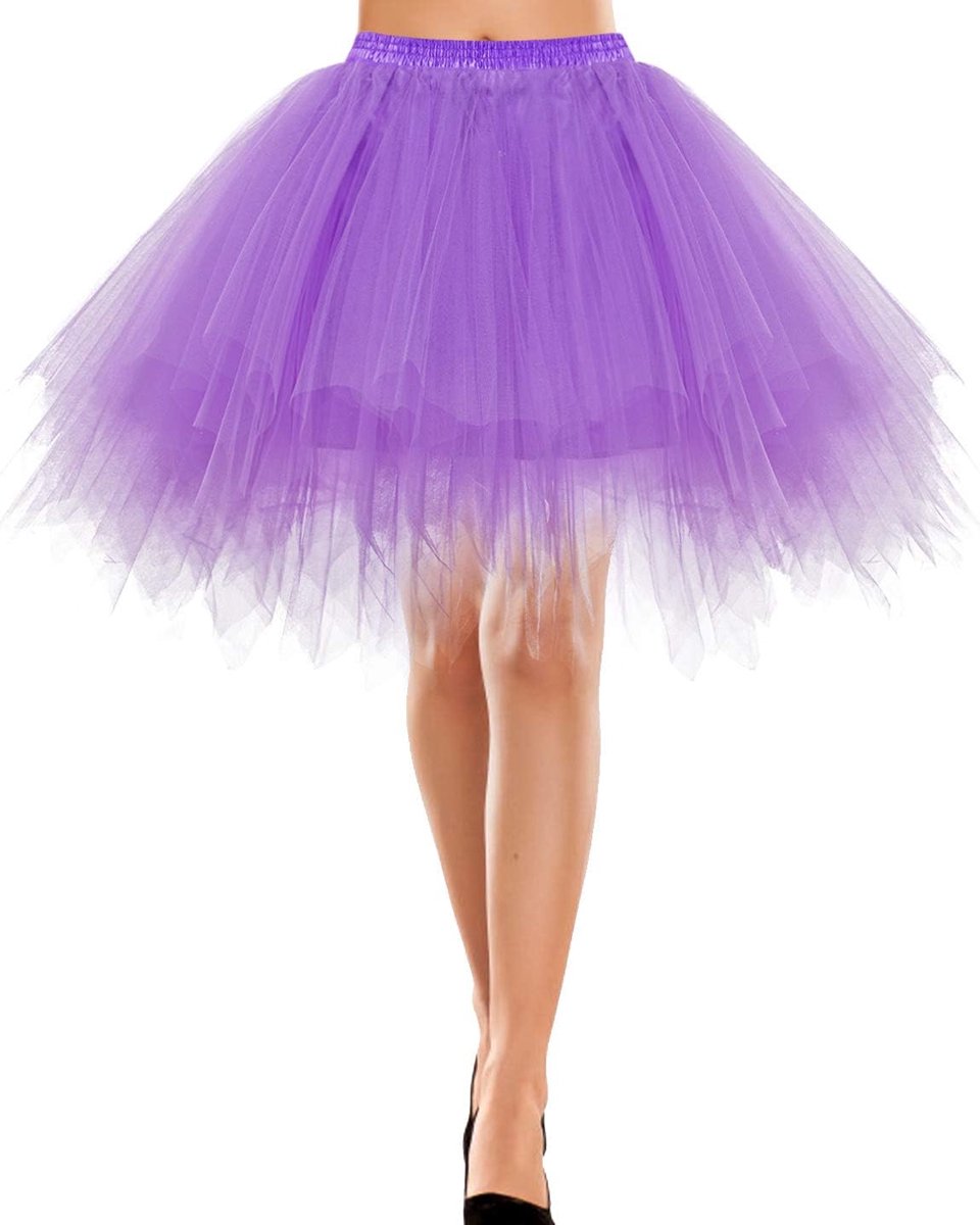 Vrouwen Tule Rok 50s Rockabilly Petticoat Tutu Onderrok Korte Ballet Dans Jurk Baljurk Ballet Avond Jurk Opportunity Accessoires