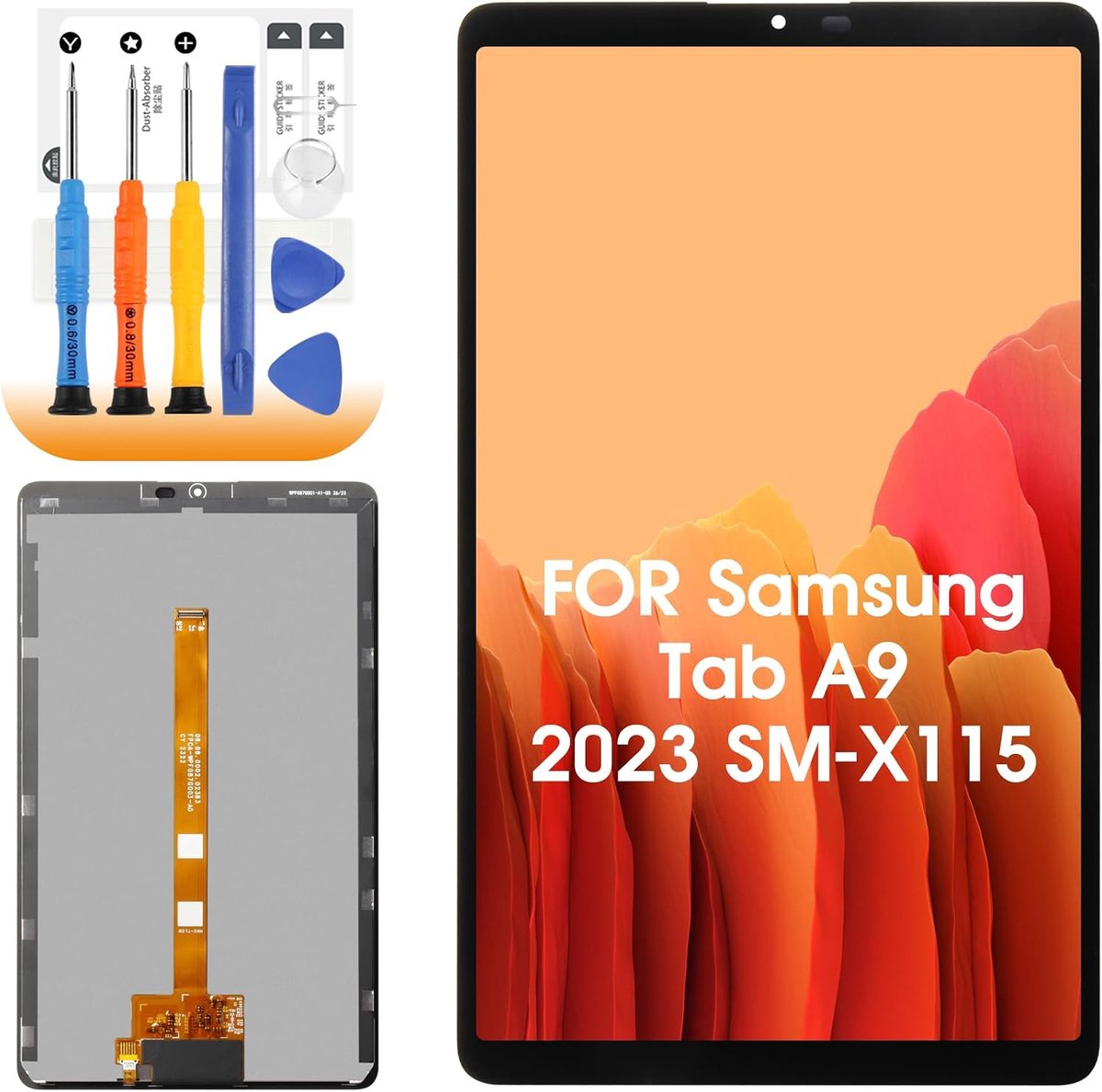SM-X115 vervangend scherm voor Galaxy Tab A9 SM-X115 LCD-display