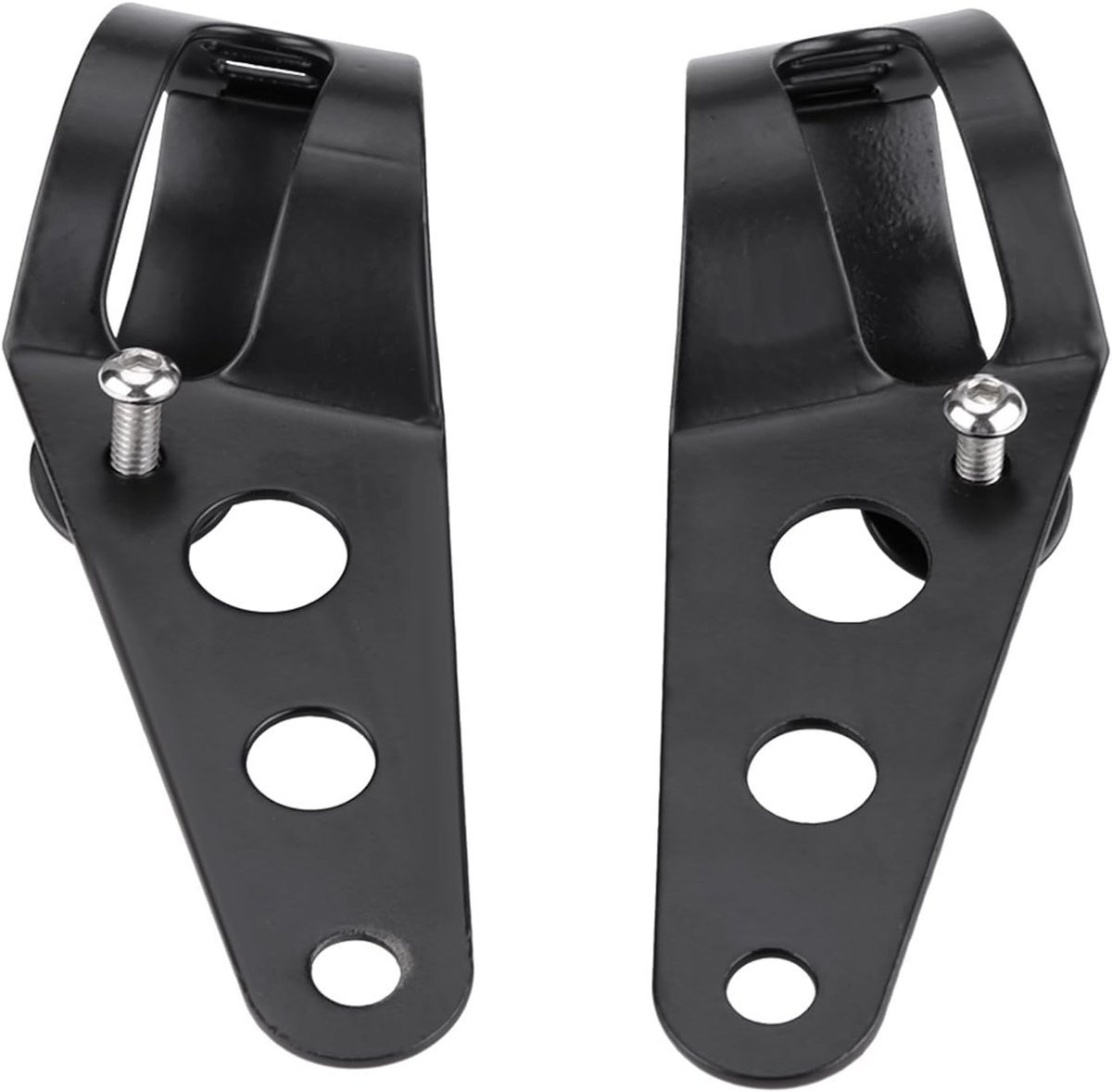 Yafa Voor 1.35 Inch Motorfiets Beugels - Vervanging Vork Mount Beugel 35-43Mm Motorfiets Koplamp Mount Beugel Vervanging Vork Buis Klem Kit Vervanging Voor Chopper Cafe Racer (??)
