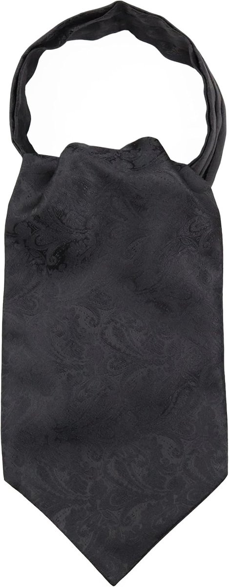 Ascotstropdas Ascot Tie Stropdassjaal Sjaal Cravat Ties Eenvoudig Chic voor Gentleman Gestippeld Paisley Eenkleurig Bloemmotief