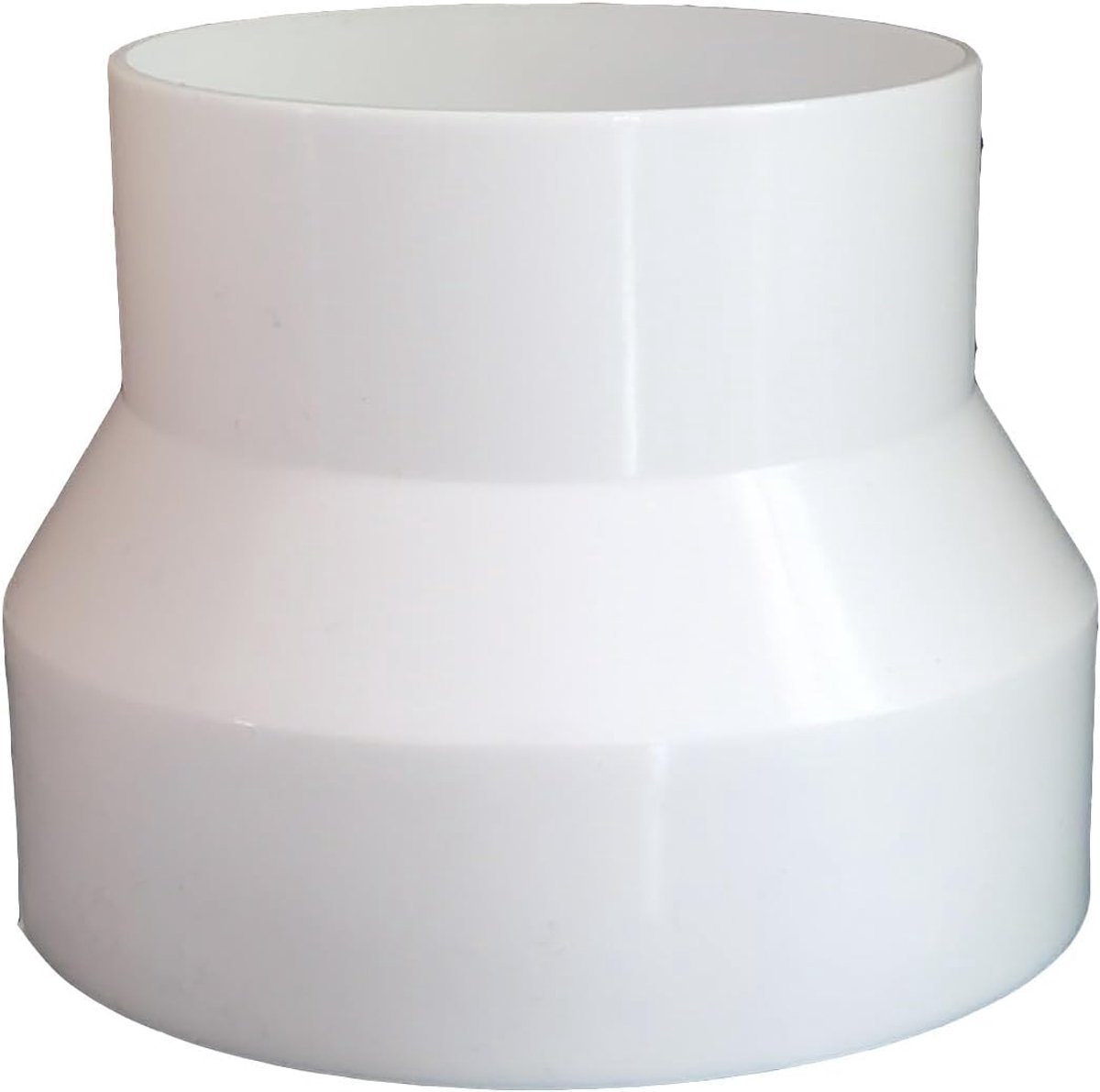 Ventilatiesysteem, connectoren, 75 mm tot 100 mm, ventilatiebuis, reductie, verbindingsstukken voor PVC ventilatieslang (75 mm tot 100 mm)