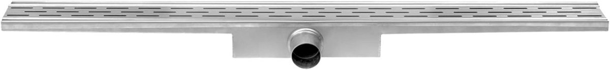 Drain Compact 50 afvoergoot 6x80 cm zijuitlaat RVS