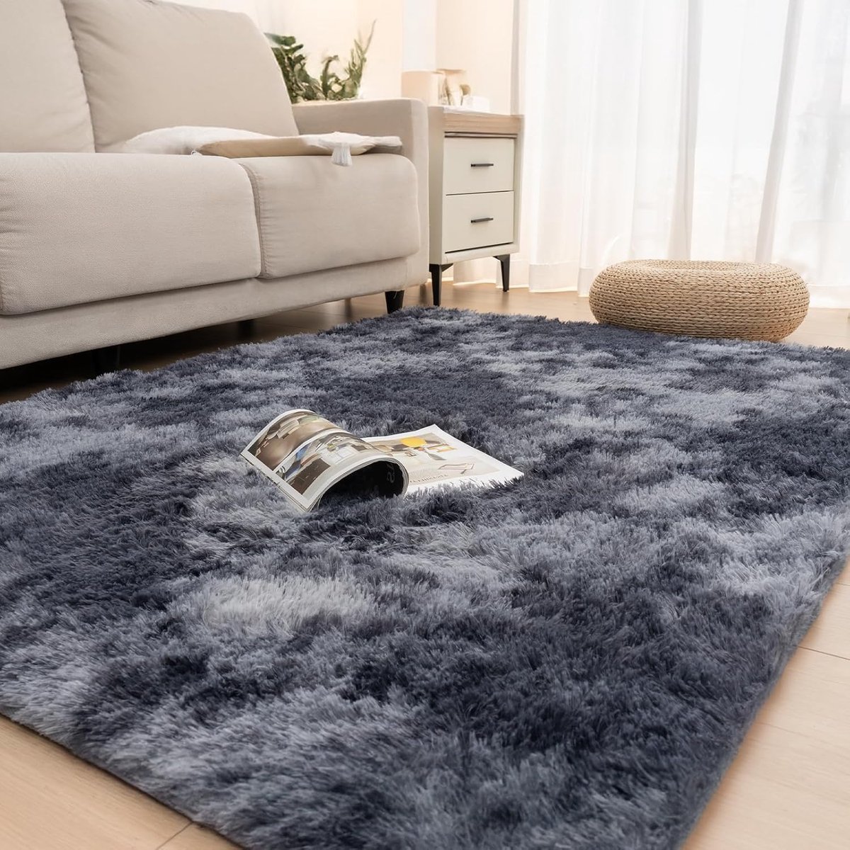 Tapijt, 120 x 170 cm, wasbaar en antislip