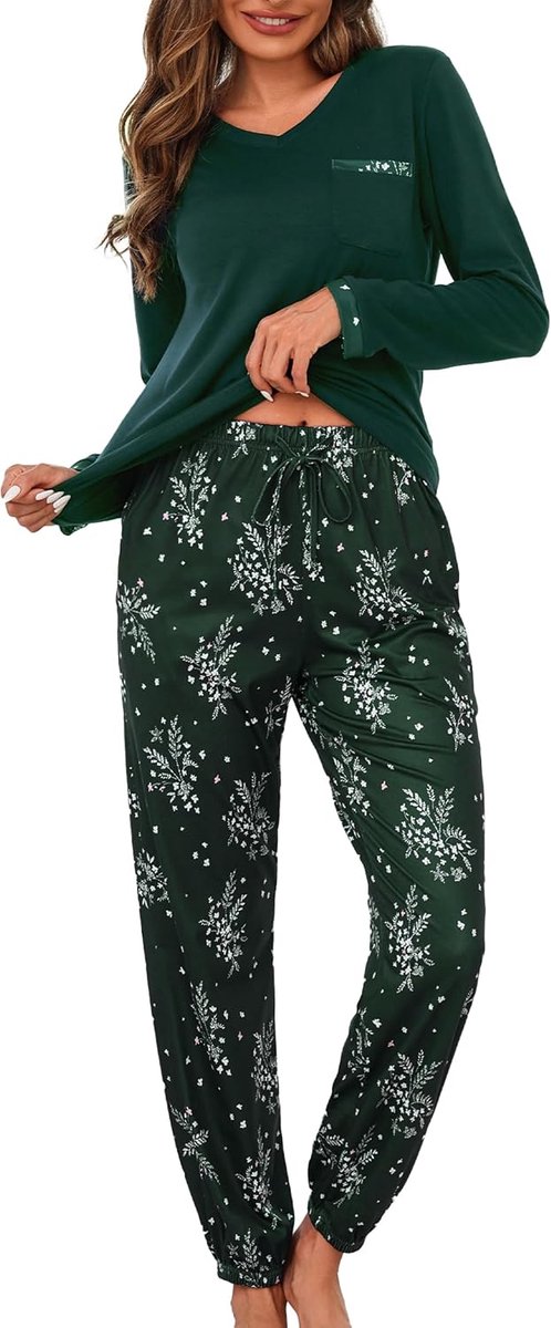 Jaipuri-nachthemd voor dames, katoen, verpakking van 2 stuks, Rajasthani maxi-nachtjurken met zakken, zachte geborduurde loungenachtkleding voor dames