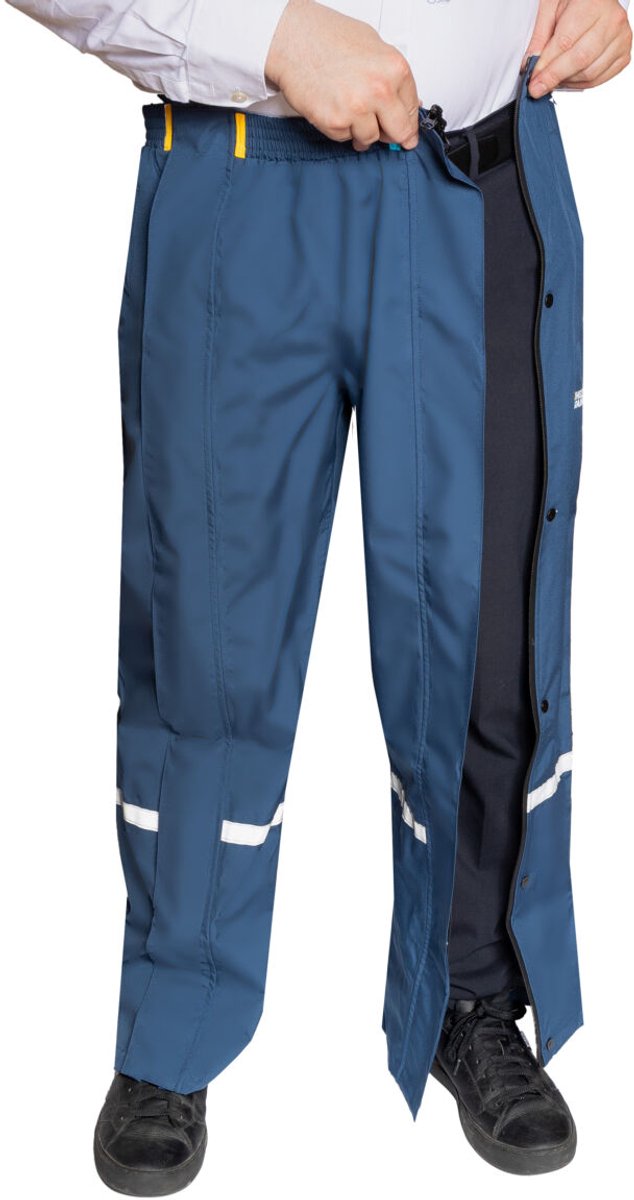 Hello Rain STORM 20K – Regenbroek – Pearl Blue – M – Met overschoenen