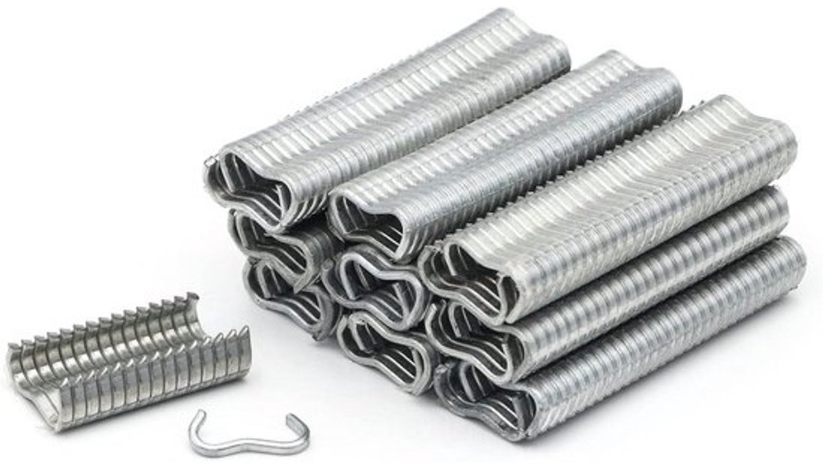 600 Stuks M Type Nietjes voor Draadklem Tang: Ideaal voor Hekken en Kooien