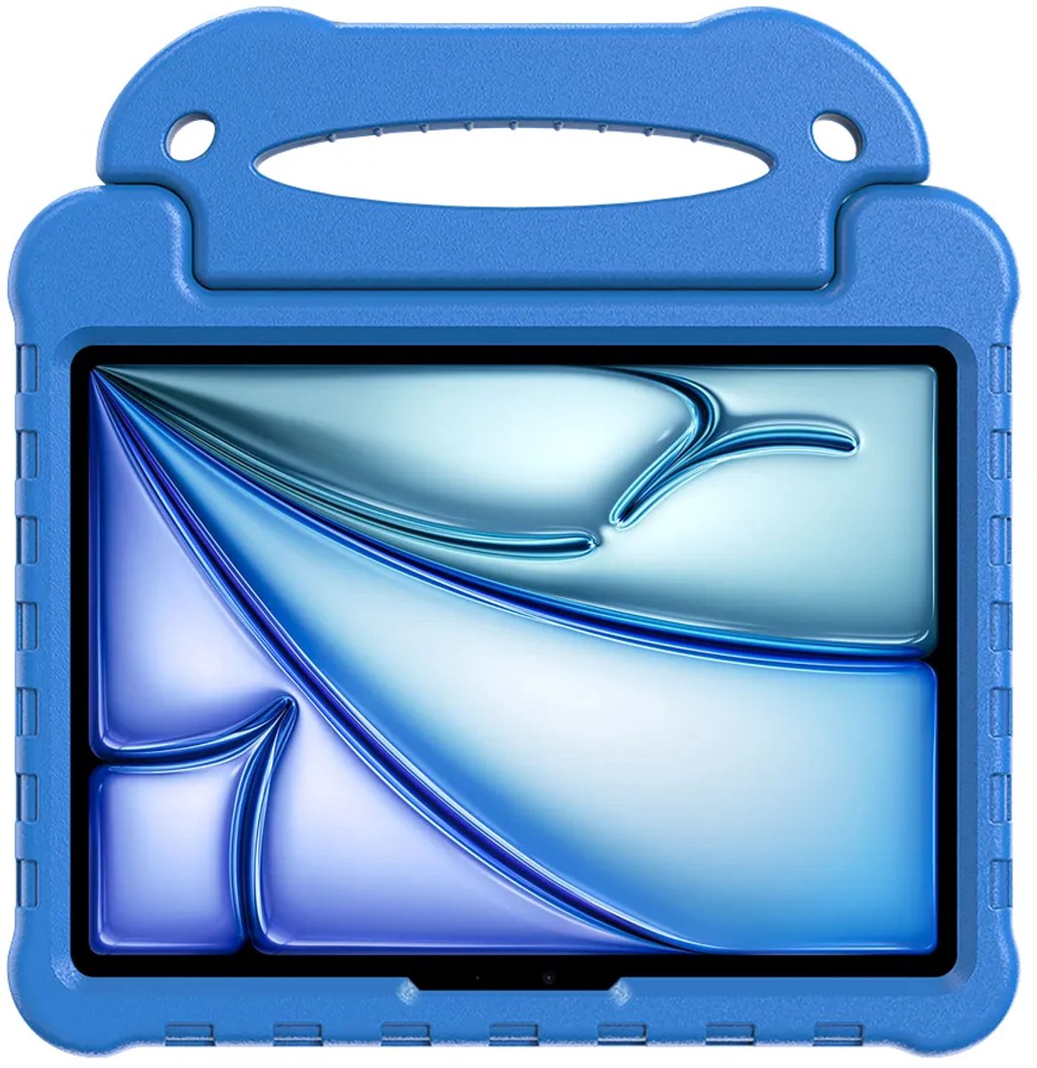 Just in Case tablet Hoes Kinderen geschikt voor iPad Air 11 inch (2024 / 2025 / 2026) - Kinderhoes Tablet Classic - Blauw