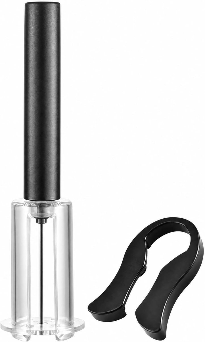 Set van 2 kurkentrekkers, inclusief pompkurkentrekker, capsulesnijder en draagbare sommelier-accessoires