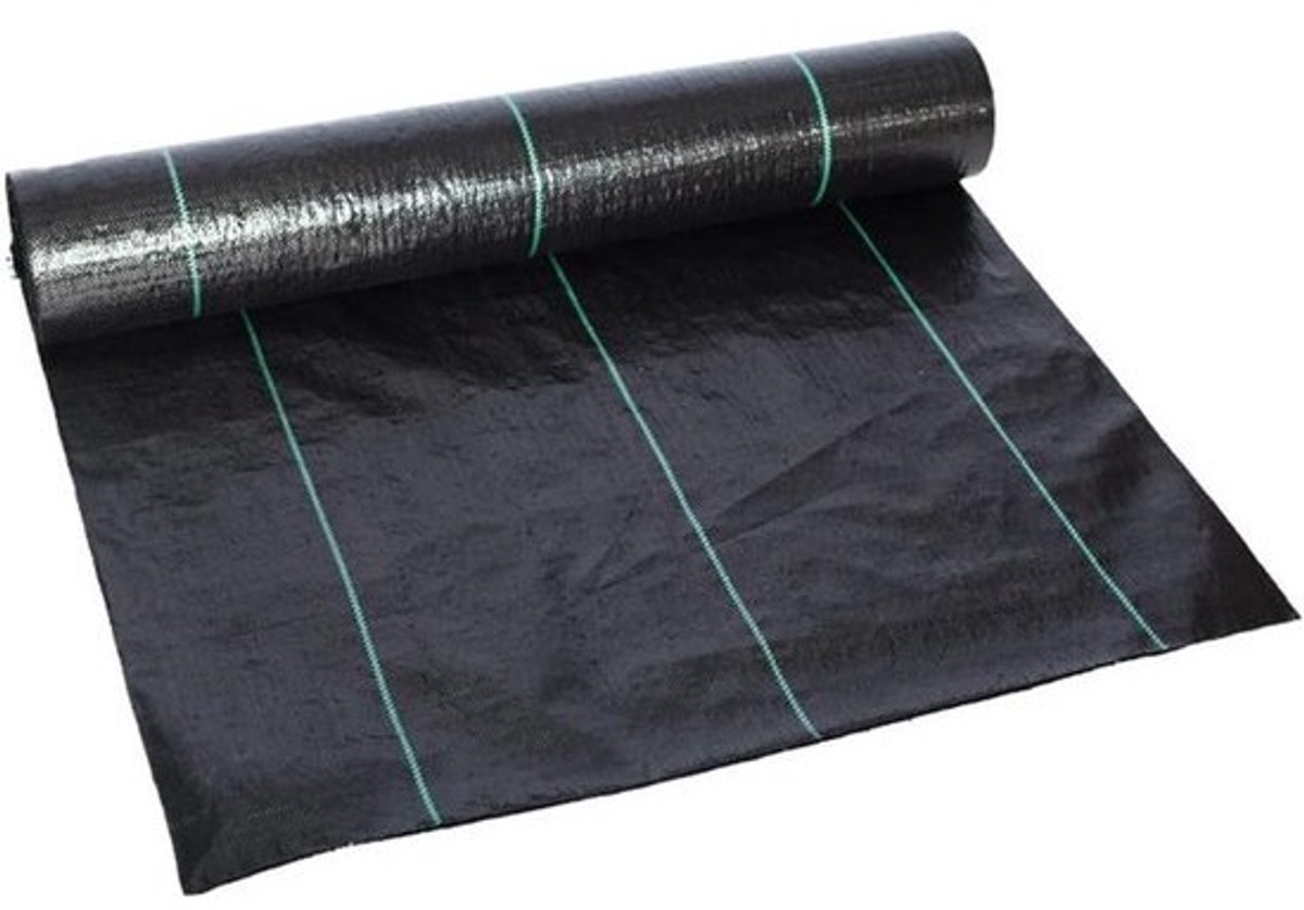 Anti-worteldoek - Wering film - Onkruid weren - Waterdoorlatend - 5 x 0.5 meter - Zwart